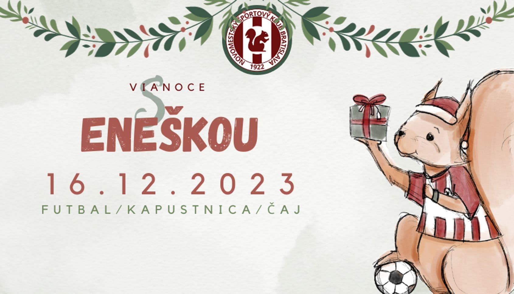 Vianoce s veveričkou Eneškou 