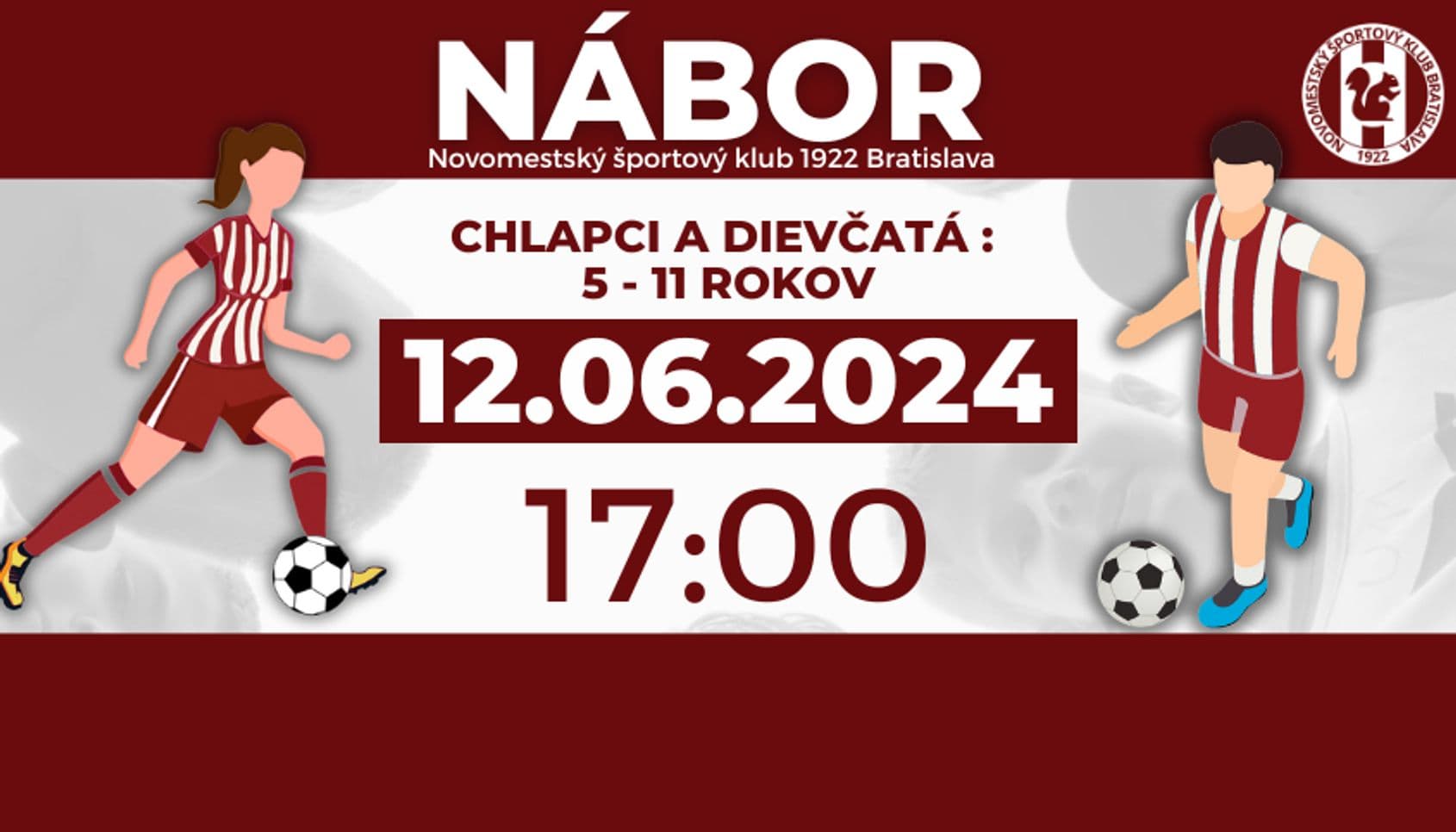 Staň sa veveričkou! Nábor do prípraviek NŠK bude 12.6.2024