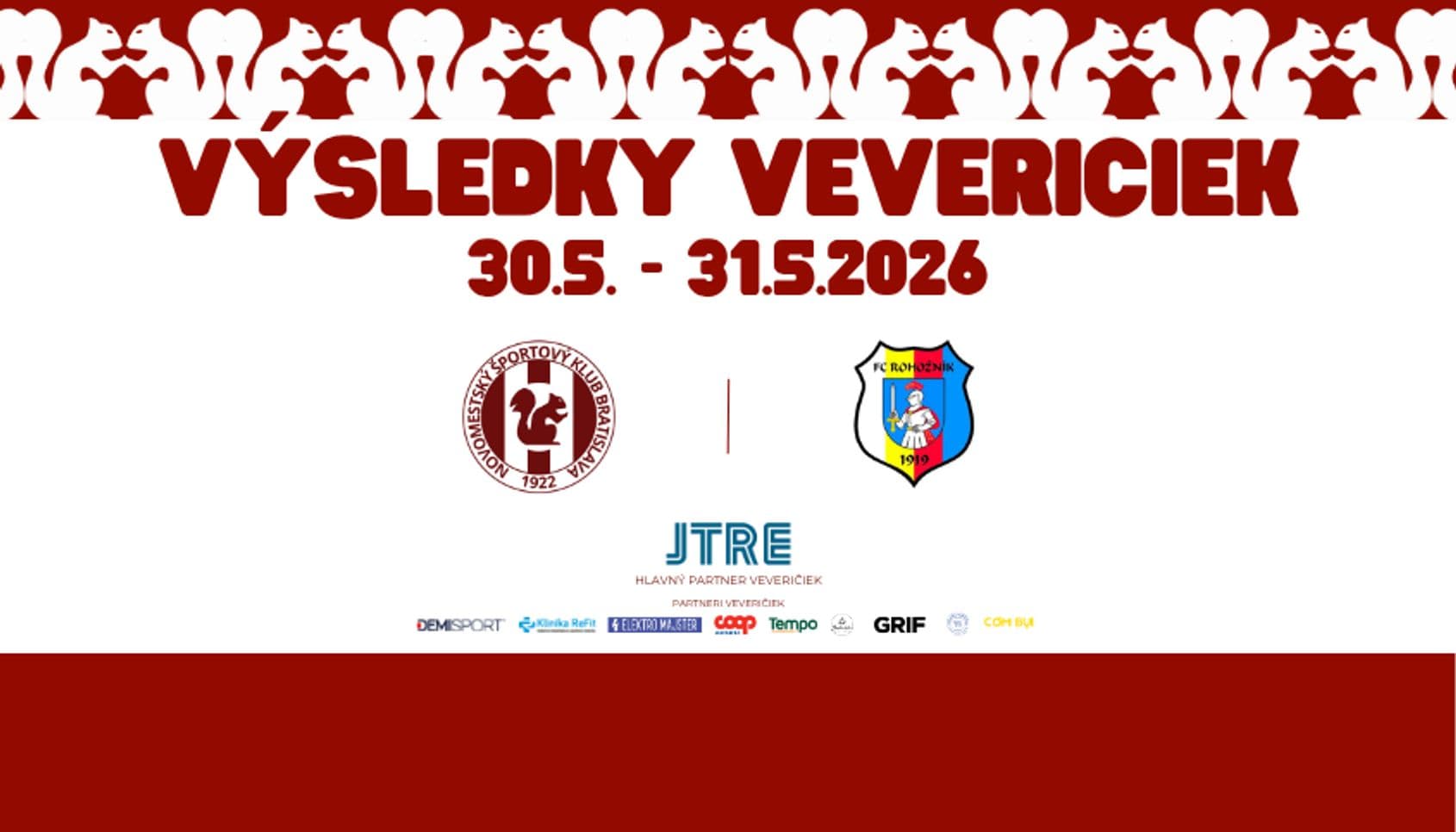 Starata bodov s Rohožníkom a výsledky veveričiek